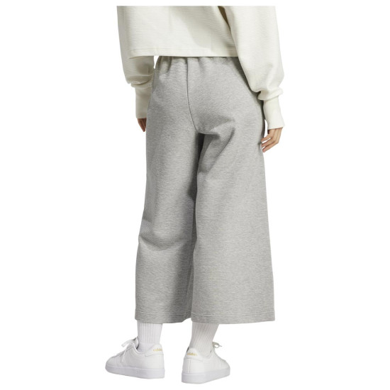 Adidas Γυναικείο παντελόνι φόρμας All SZN Rib 7/8-Length Wide-Leg Pants